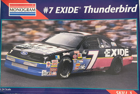 Monogram #7 EXIDE Thunderbird, 1/24 Scale Model Kit