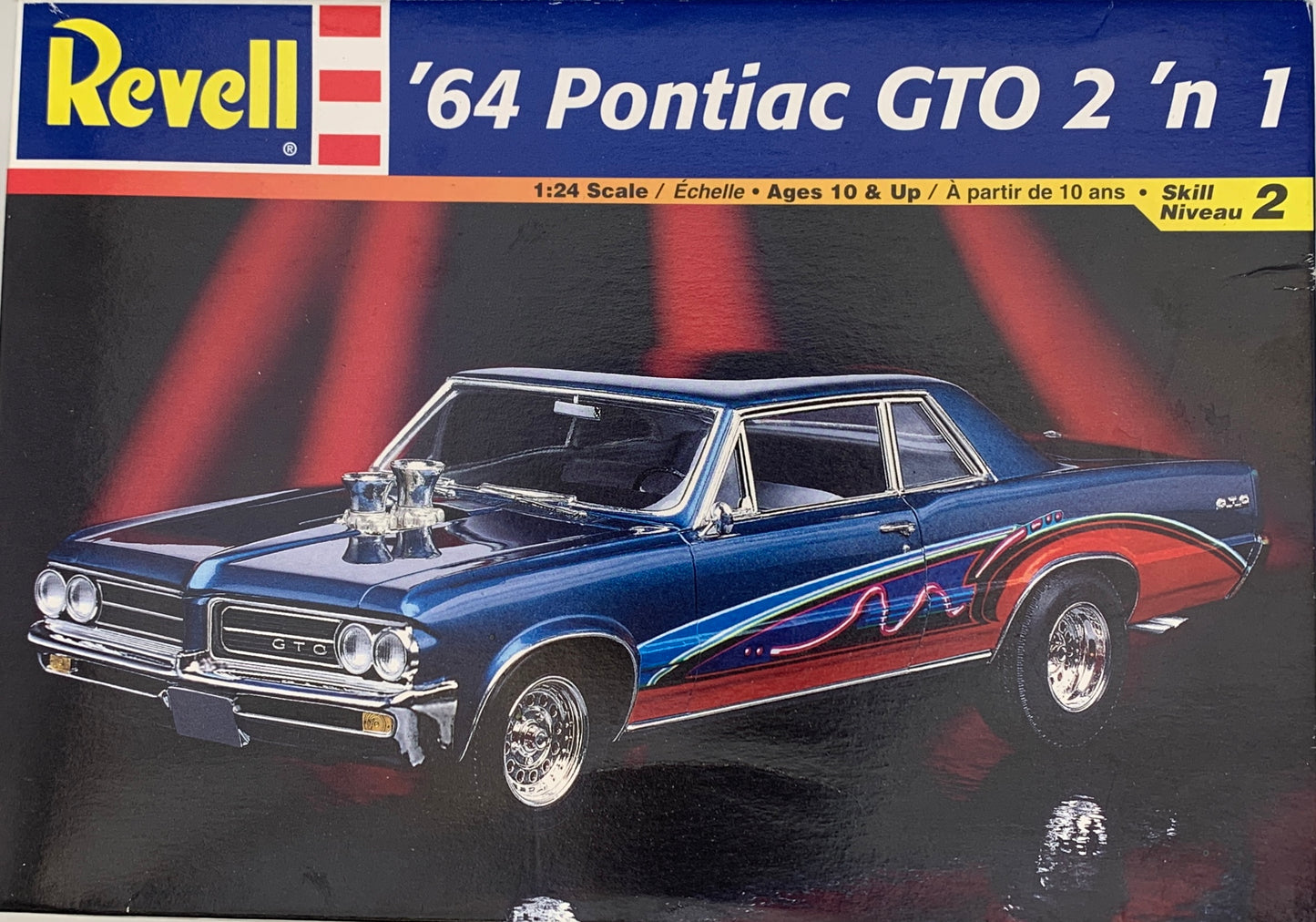 Revell ‘64 Pontiac GTO 2-in-1, 1/24 Scale Model Kit
