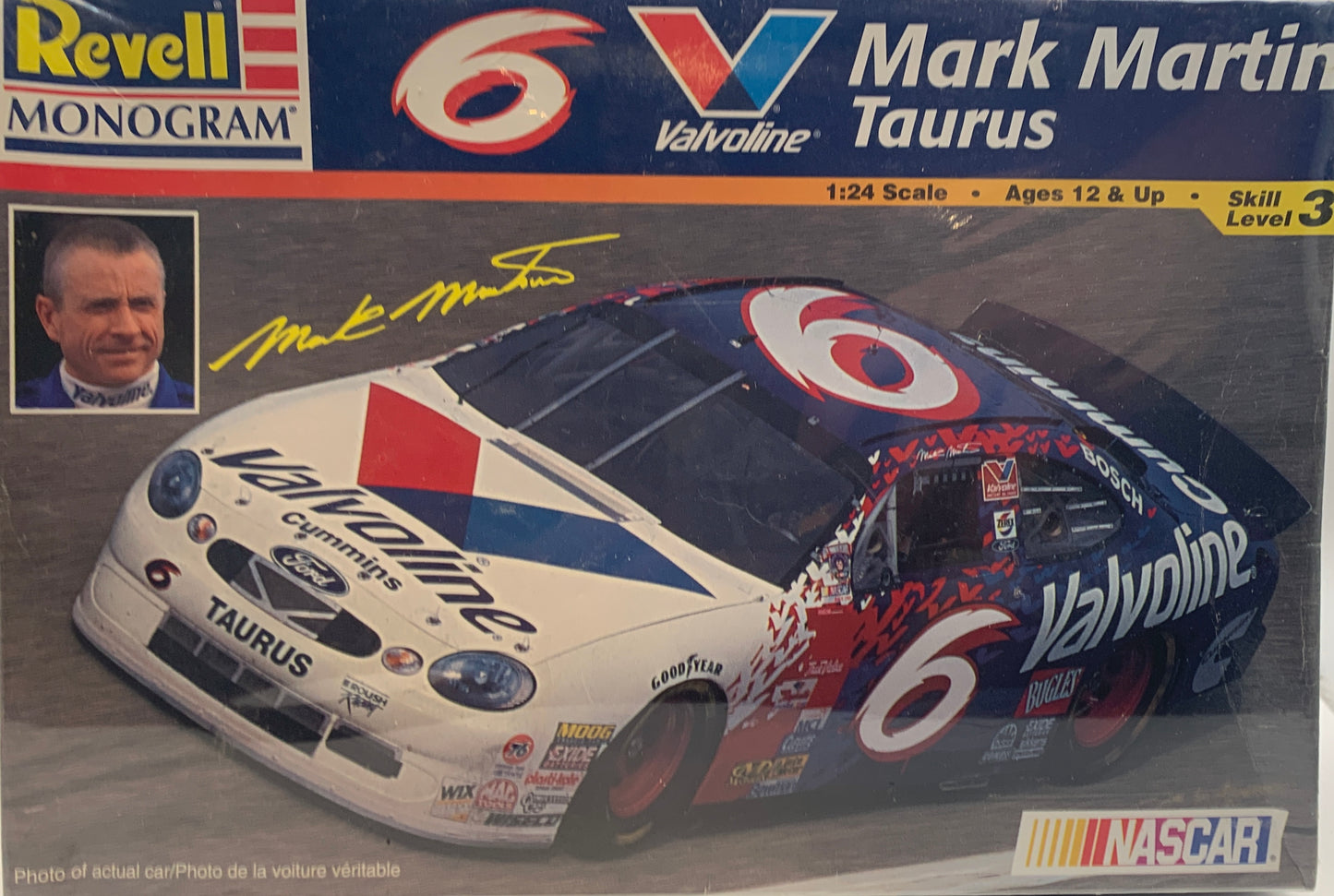 Revell #6 Valvoline Mark Martin Taurus, 1/24 Scale Model Kit