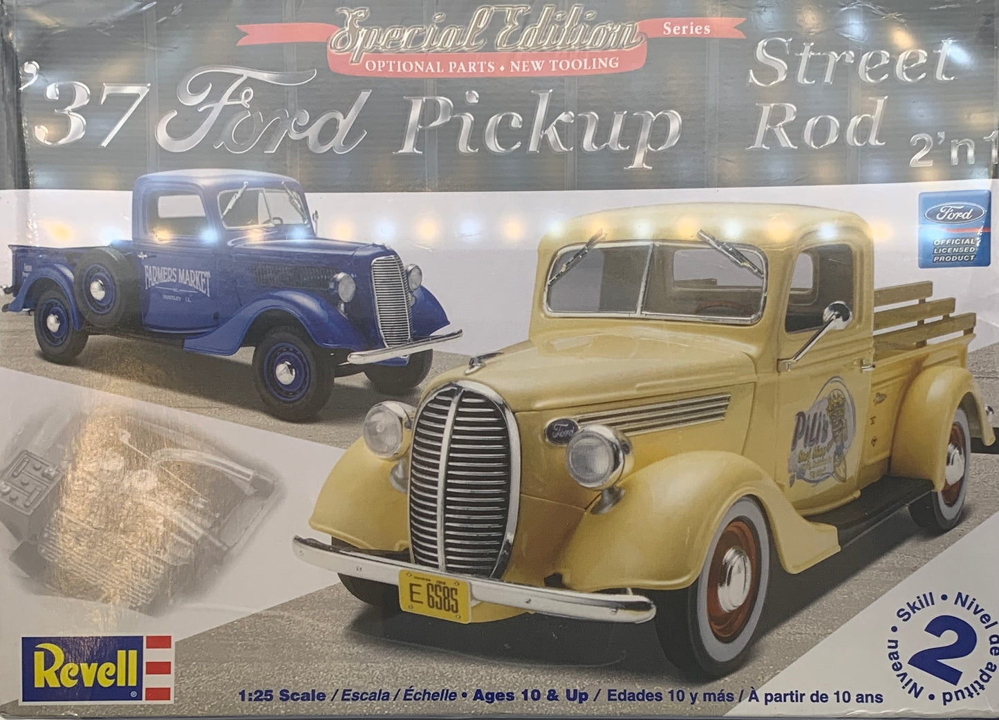 Revell ‘37 Ford Pickup Street Rod 2-in-1, 1/25 Scale Model Kit