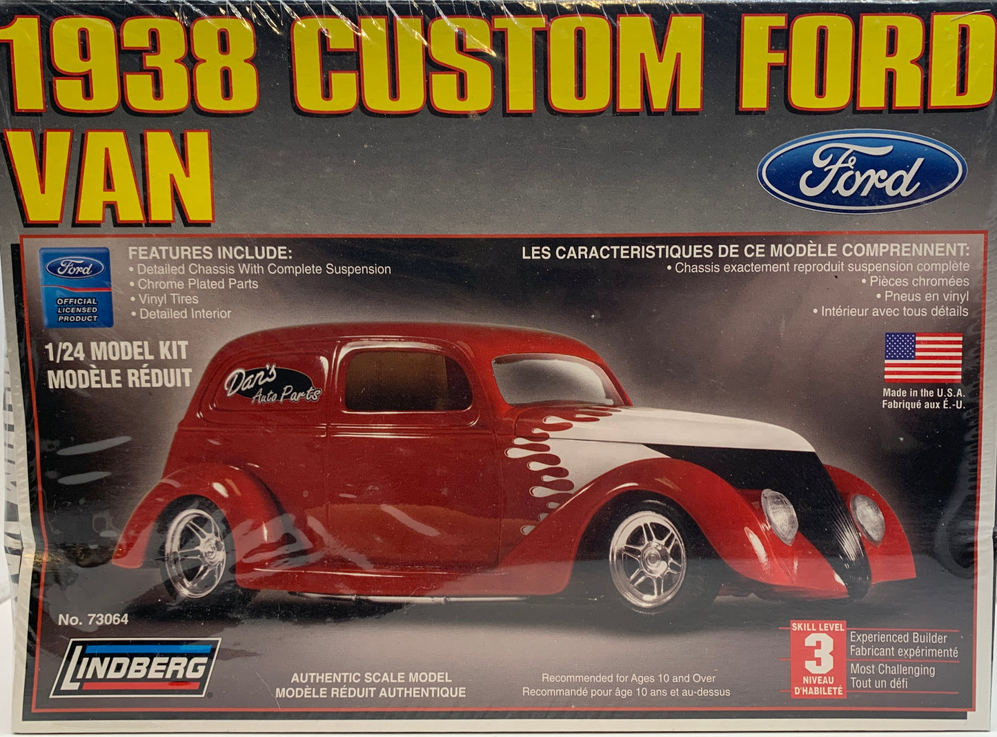 Lindberg 1938 Custom Ford Van, 1/24 Scale Model Kit