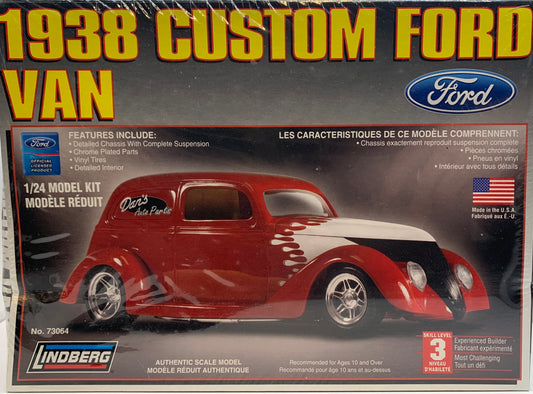 Lindberg 1938 Custom Ford Van, 1/24 Scale Model Kit