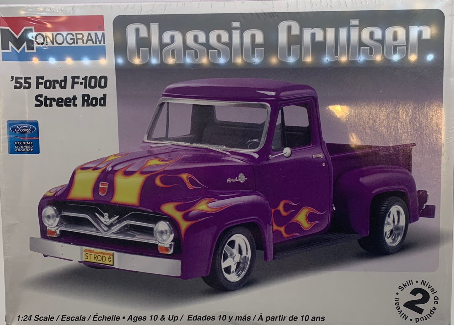 Monogram Classic Cruiser ‘55 Ford F-100 Street Rod, 1/24 Scale Model Kit