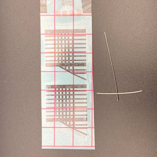 Window Nets flexible 1980's Dimensional decal