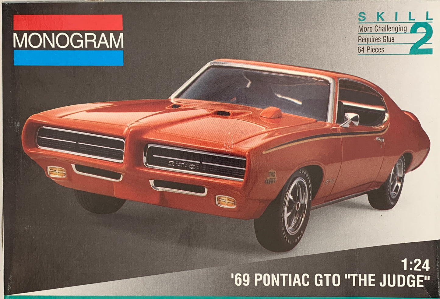 Monogram ‘69 Pontiac GTO “The Judge”, 1/24 Scale Model Kit