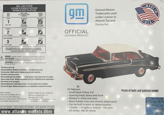 Atlantis ‘56 Chevrolet, 1:25 Scale Model Kit