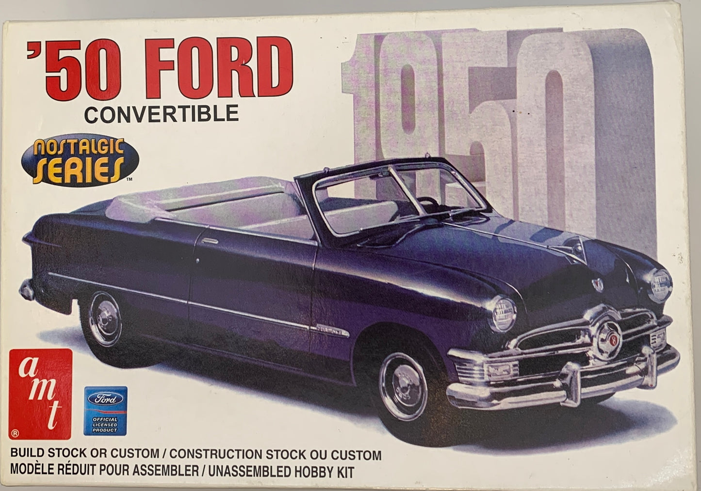 AMT ‘50 Ford Convertible, 1/25 Scale Model Kit