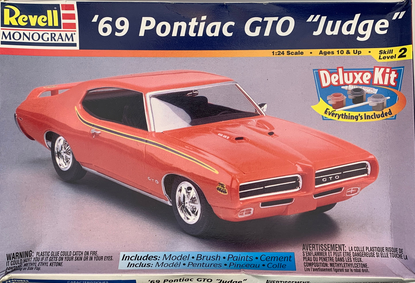 Revell ‘69 Pontiac GTO “Judge”, 1/24 Scale Model Kit