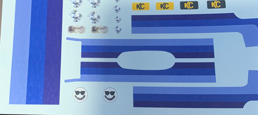 84 gmc sundowner decals