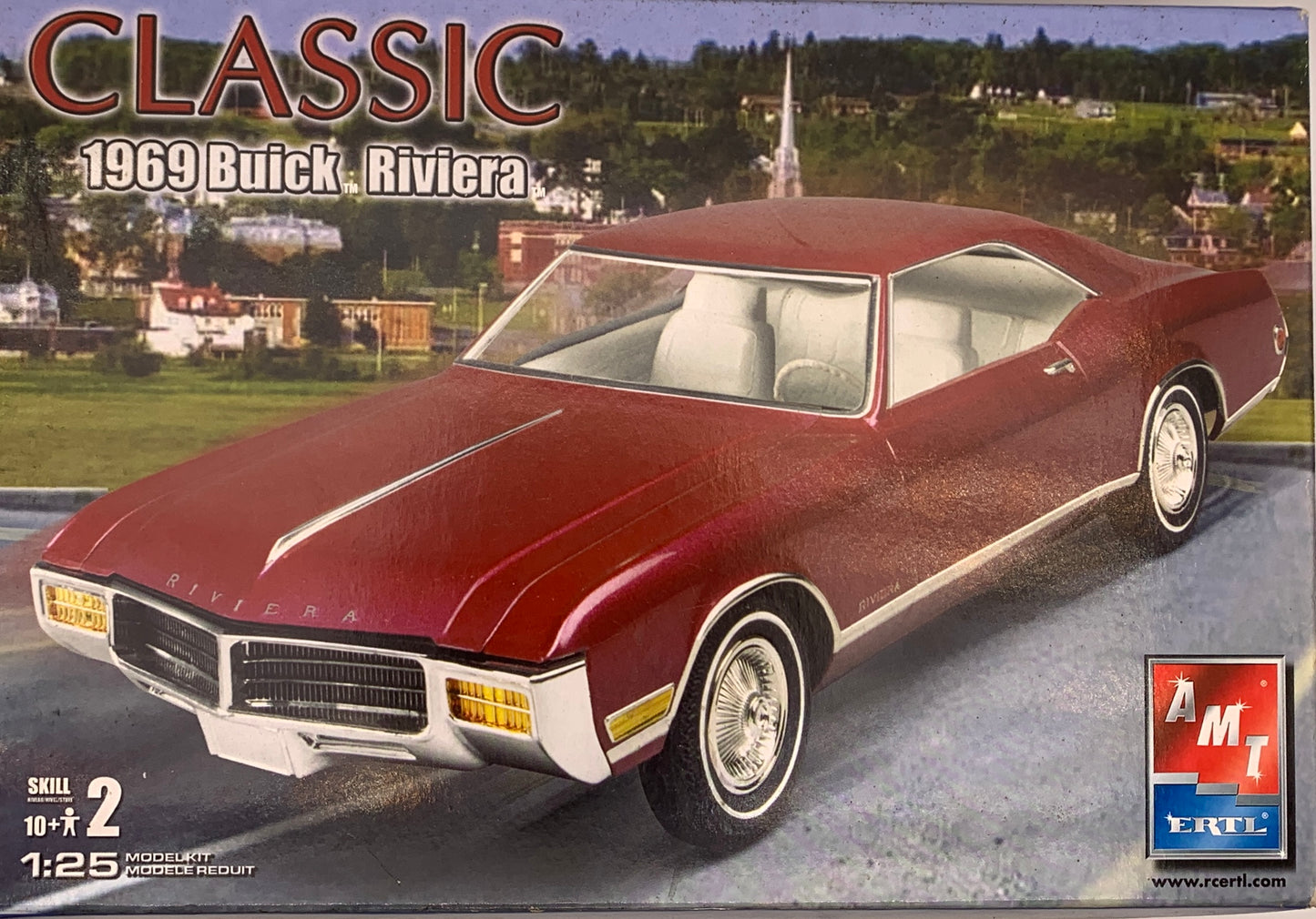AMT Classic 1969 Buick Riviera, 1/25 Scale Model Kit