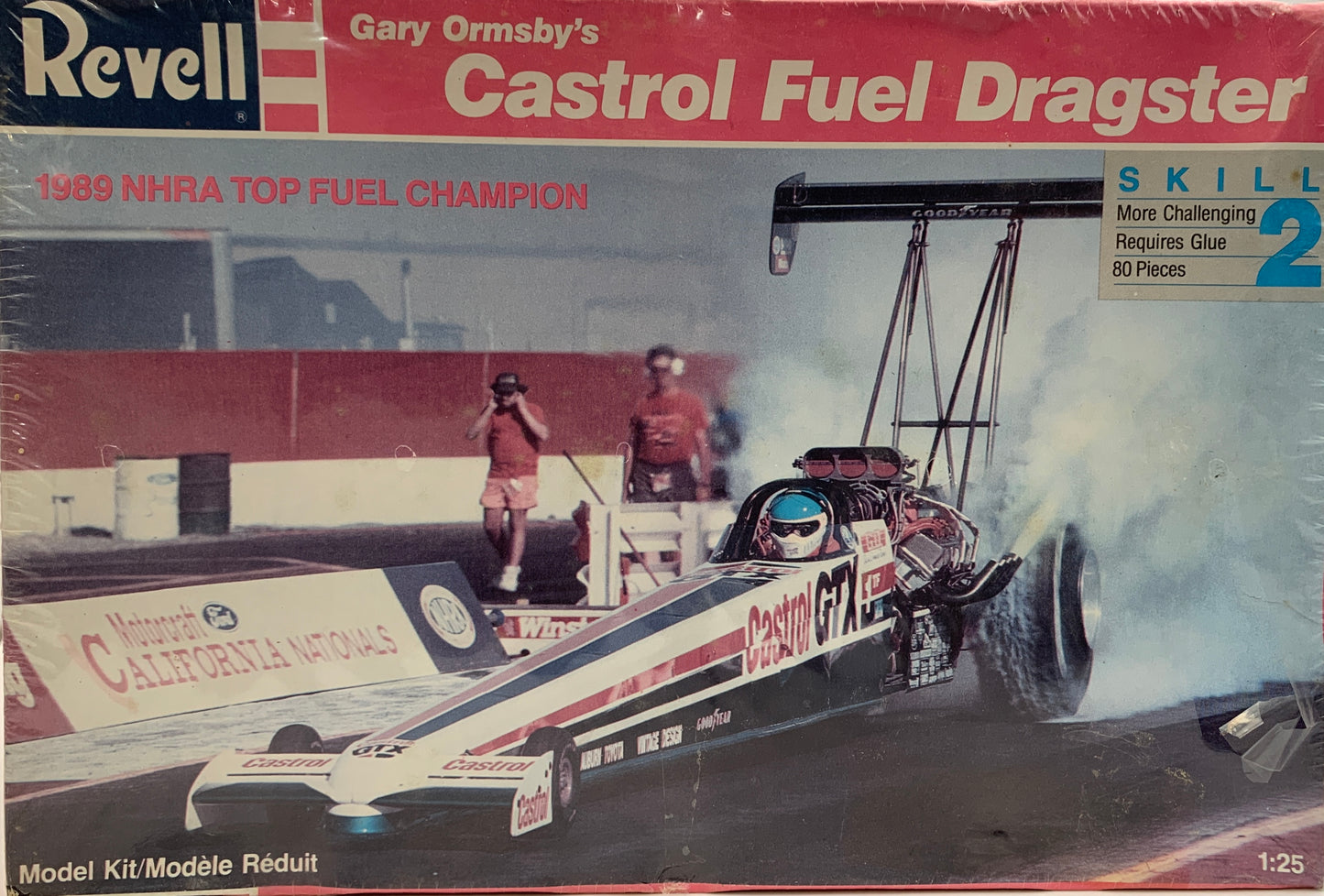 Revell Gary Ormsby’s Castrol Fuel Dragster, 1/25 Scale Model Kit