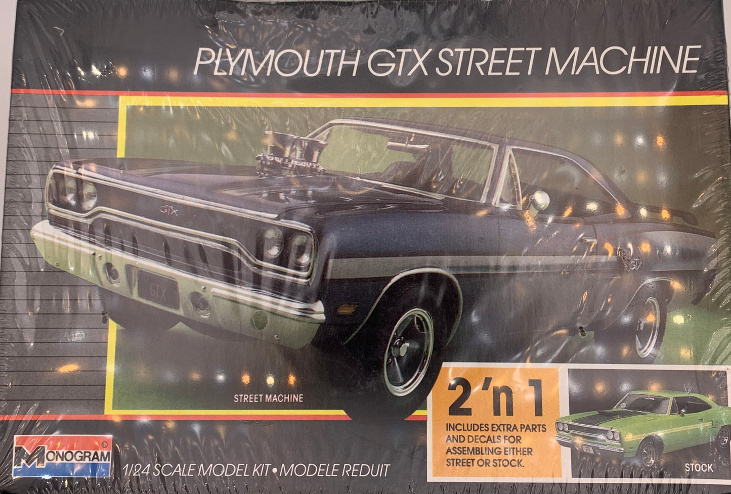 Monogram Plymouth GTX Street Machine 2-in-1, 1/24 Scale Model Kit