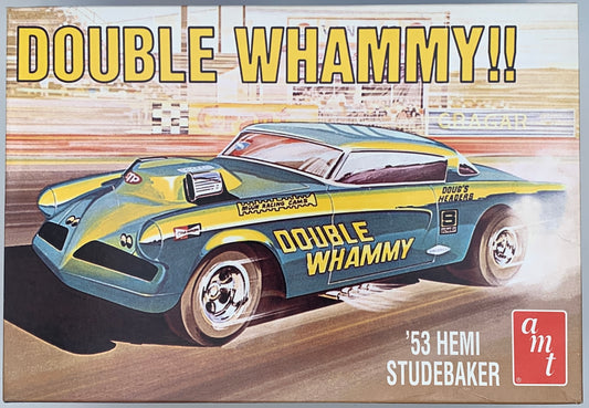 AMT ‘53 Hemi Studebaker Double Whammy!! , 1/25 Scale Model Kit