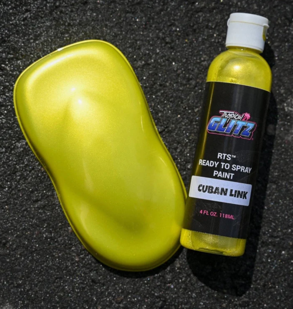 Tropical Glitz 2 oz Airbrush Ready to spray Pearl Basecoat Paint