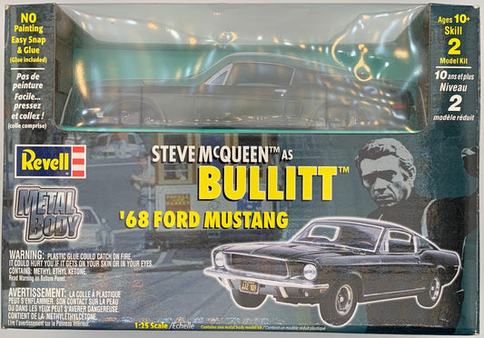 Revell ‘68 Ford Mustang BULLITT, 1:25 Scale Model Kit