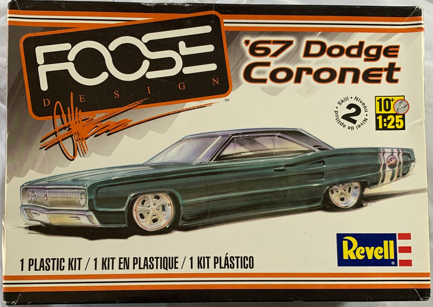 Revell Foose ‘67 Dodge Coronet, 1:25 Scale Model Kit