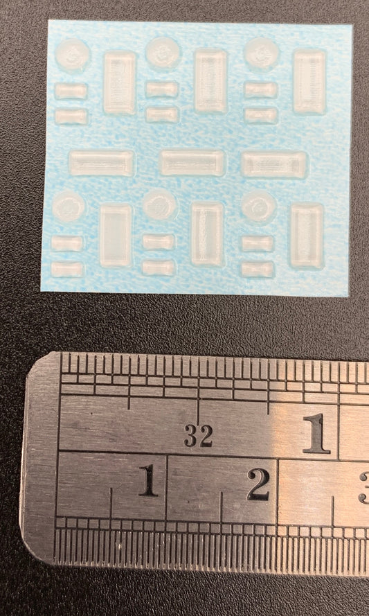 Dome lights Dimensional decal