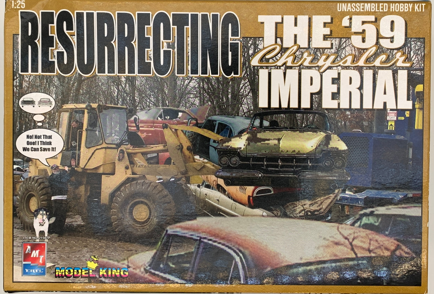 AMT ‘59 Chrysler Imperial Hard Top / Convertible, 1/25 Scale Model Kit