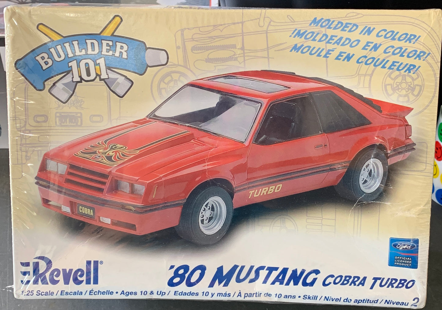 Revell ‘80 Mustang Cobra Turbo, 1:25 Scale Model Kit