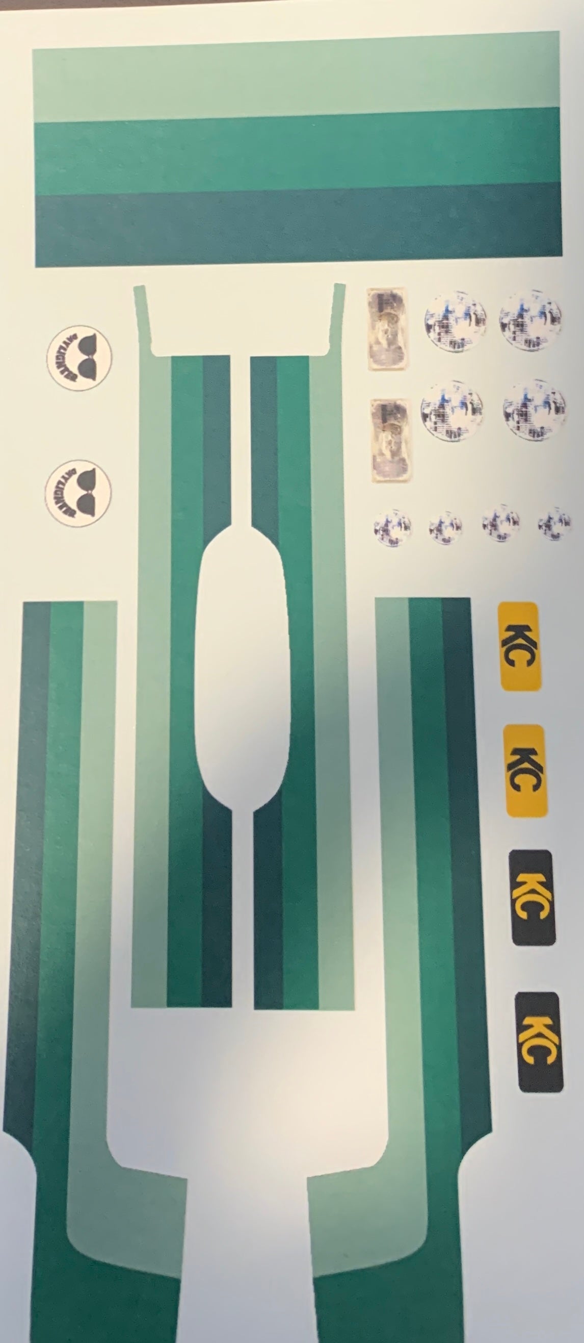 84 gmc sundowner decals