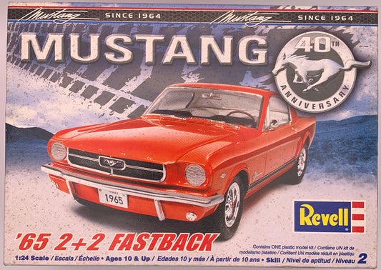 Revell ‘65 Mustang 2+2 Fastback, 1:24 Scale Model Kit
