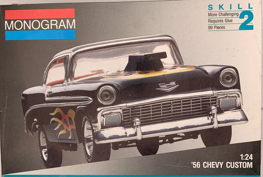 Monogram ‘56 Chevy Custom, 1/24 Scale Model Kit