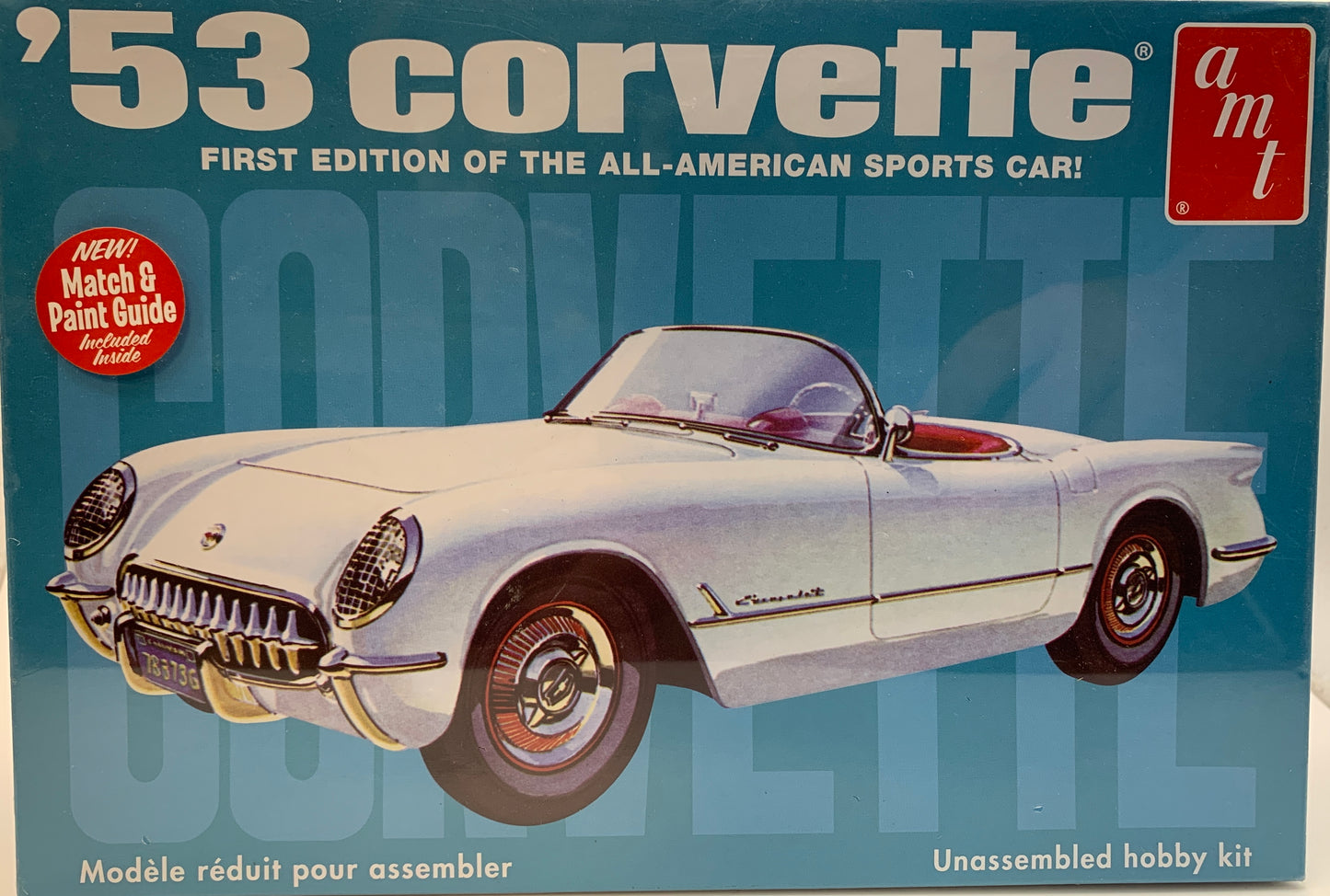AMT ‘53 Corvette, 1/25 Scale Model Kit