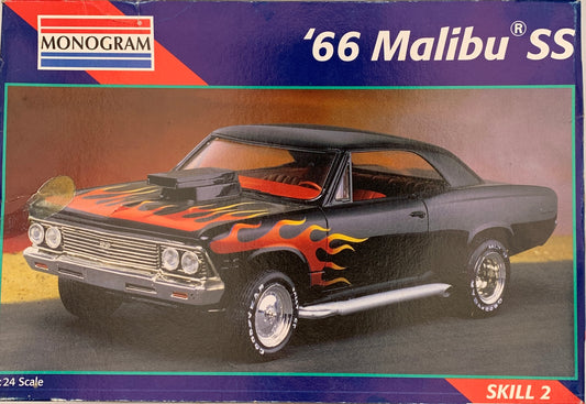 Monogram ‘66 Malibu SS, 1/24 Scale Model Kit