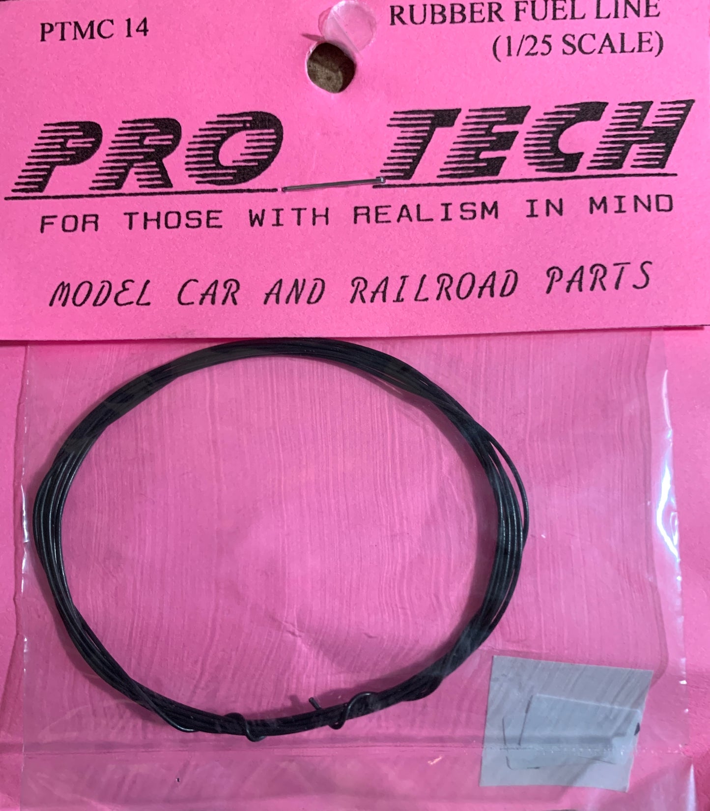 Pro-Tech Rubber Fuel Line (1/25 scale) (Black) (3 ft.)
