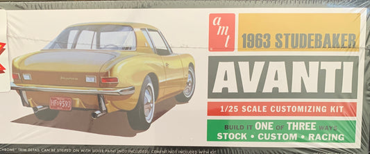 AMT 1963 Studebaker Avanti, 1/25 Scale Model Kit