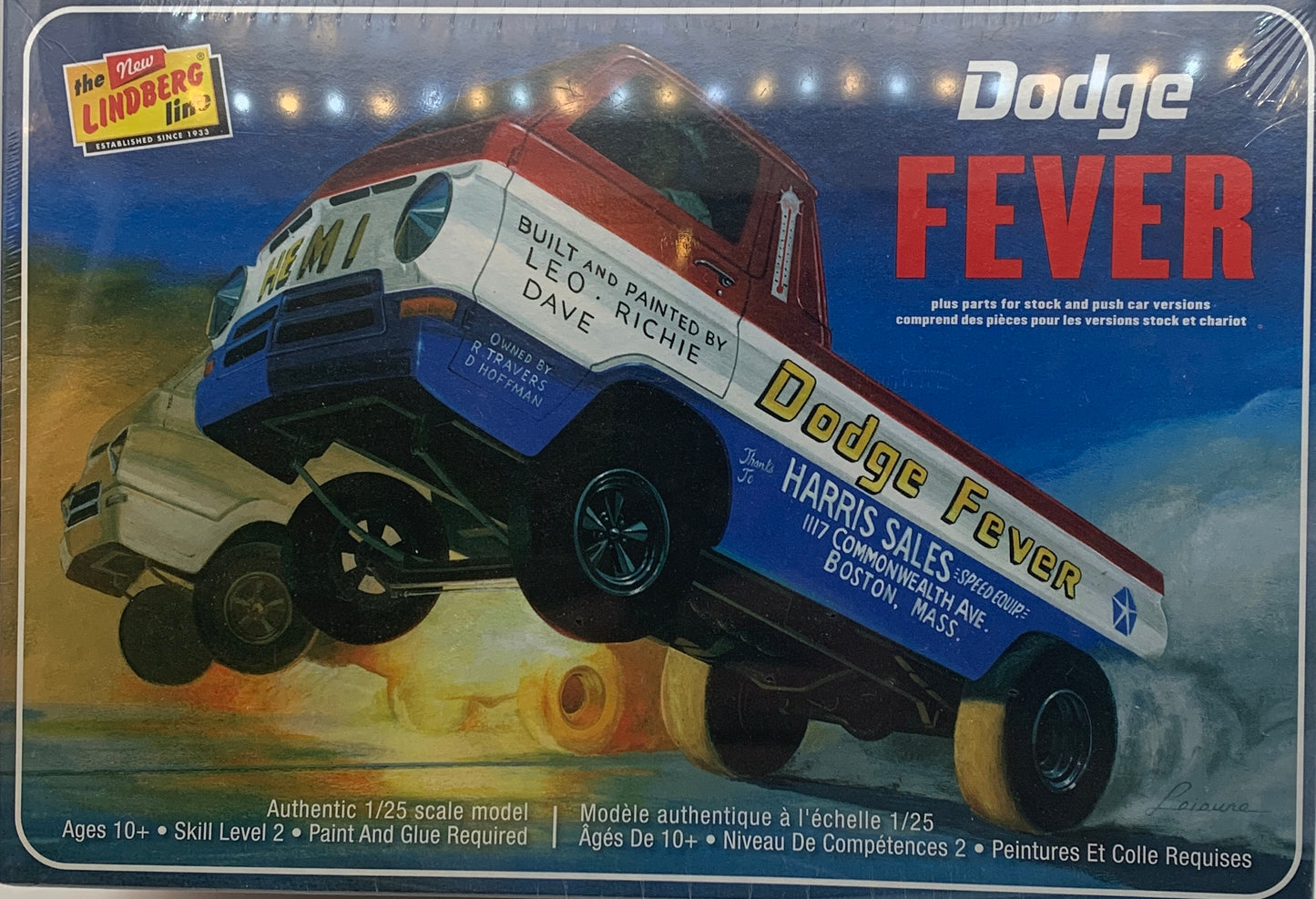 Lindberg Dodge Fever, 1/25 Scale Model Kit