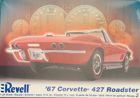 Revell ‘67 Corvette 427 Roadster, 1/25 Scale Model Kit