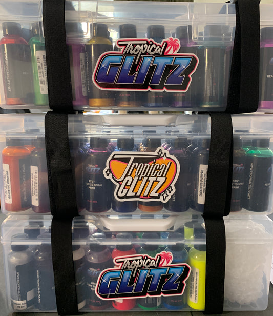 Tropical Glitz 2 oz Airbrush Ready to spray Base coats