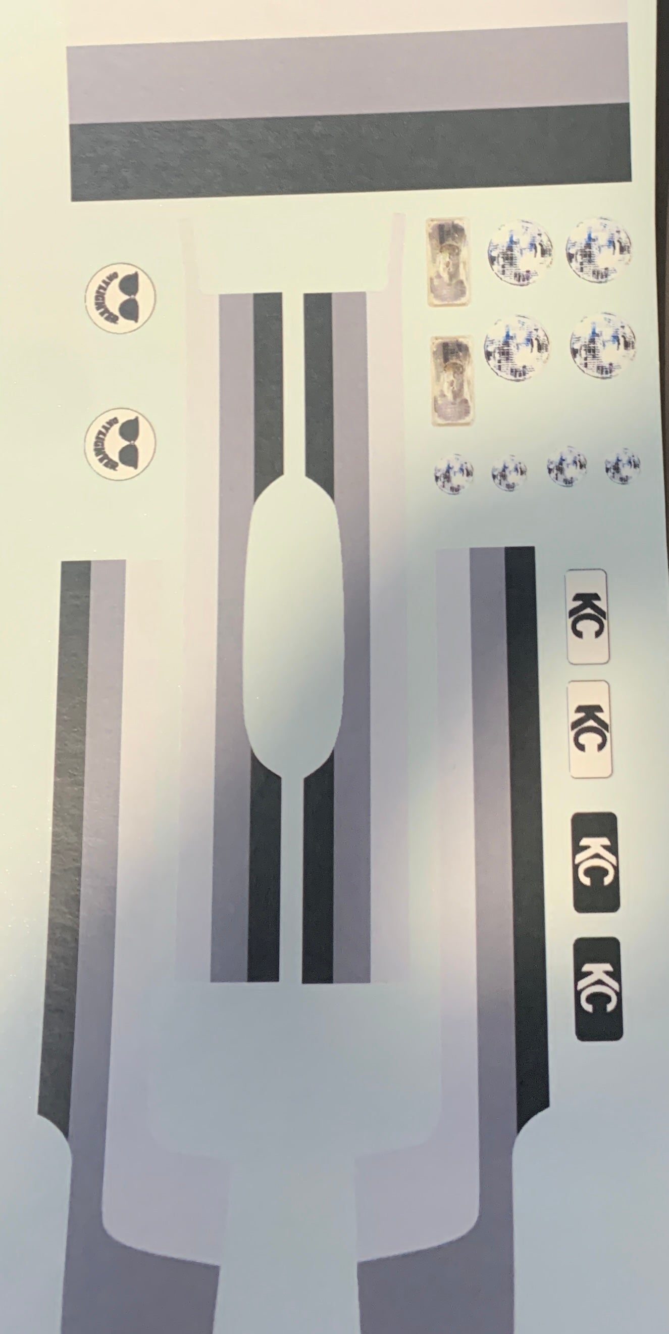 84 gmc sundowner decals