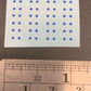 Blue Dots for tail lights Dimensional decal
