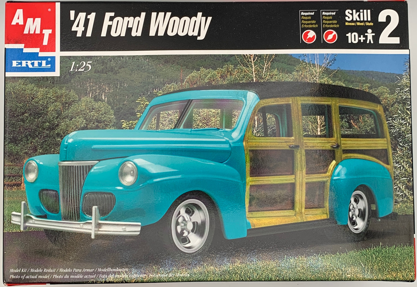AMT ‘41 Ford Woody, 1:25 Scale Model Kit
