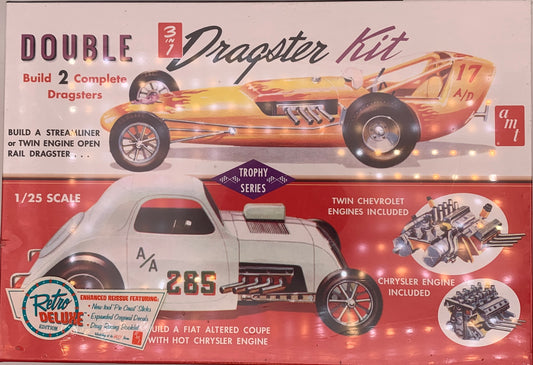 AMT Double Dragster 3-in-1, 1/25 Scale Model Kit