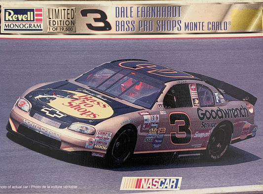 Revell Monogram Limited Edition #3 Dale Earnhardt Bass Pro Shops Monte Carlo, 1/24 Scale Model Kit