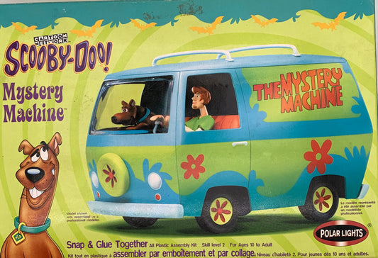 Polar Lights Scooby-Doo! Mystery Machine snap-and-glue, 1/25 Scale Model Kit