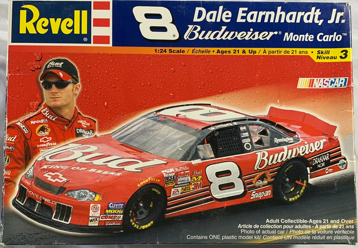 Revell #8 Dale Earnhardt, Jr. Budweiser Monte Carlo, 1:24 Scale Model Kit