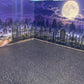 Full Moon Cemetery Graveyard Photo backdrop