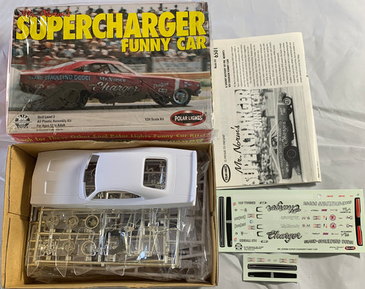 Polar Lights Mr. Norm’s Supercharger Funny Car, 1/24 Scale Model Kit