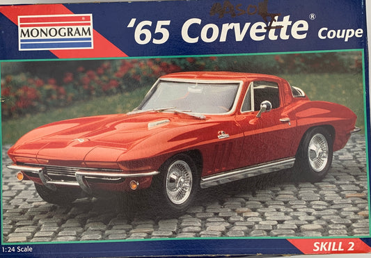 Monogram ‘65 Corvette Coupe, 1/24 Scale Model Kit