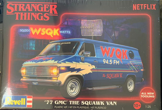 Revell 77 GMC The Squawk Van Stranger things model kit