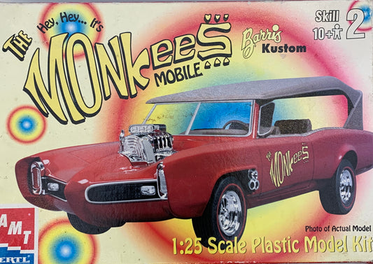AMT Pontiac The Monkees Mobile, 1/25 Scale Model Kit (Open, Sealed Inside)