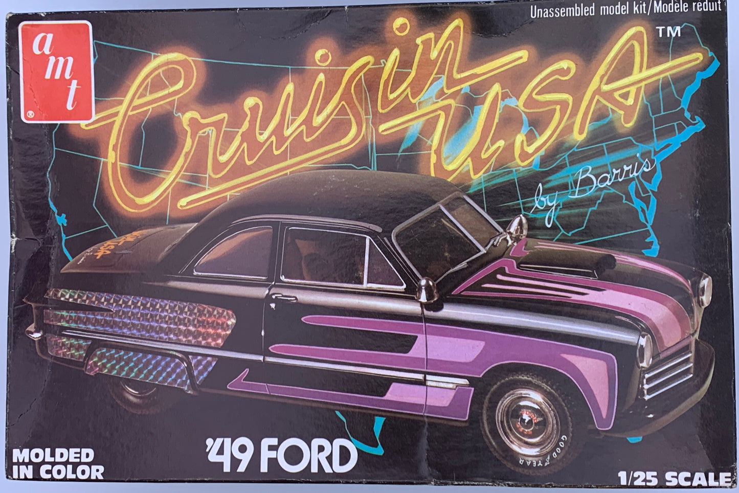 AMT Cruisin’ USA ‘49 Ford, 1/25 Scale Model Kit