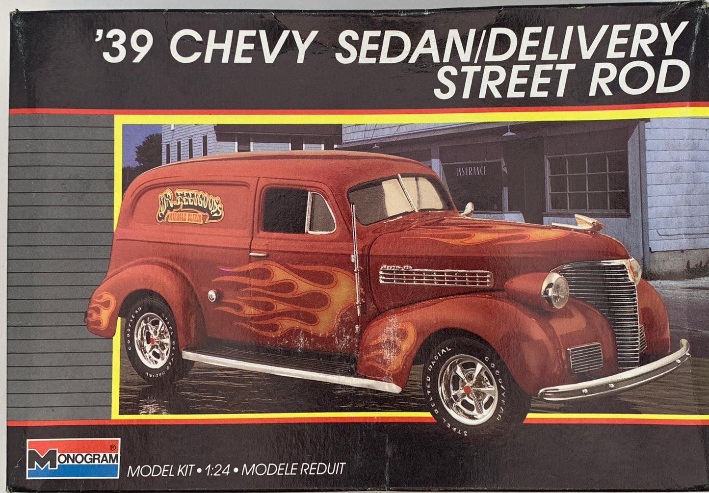 Monogram ‘39 Chevy Sedan / Delivery Street Rod, 1/24 Scale Model Kit