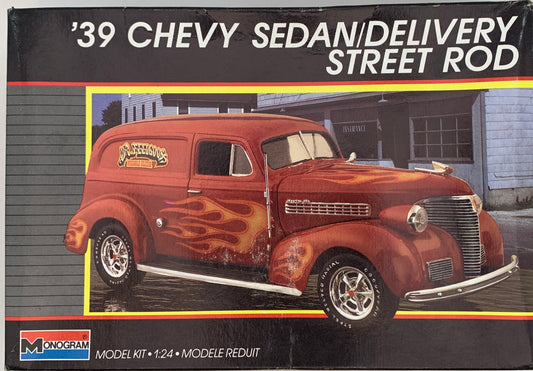 Monogram ‘39 Chevy Sedan / Delivery Street Rod, 1/24 Scale Model Kit