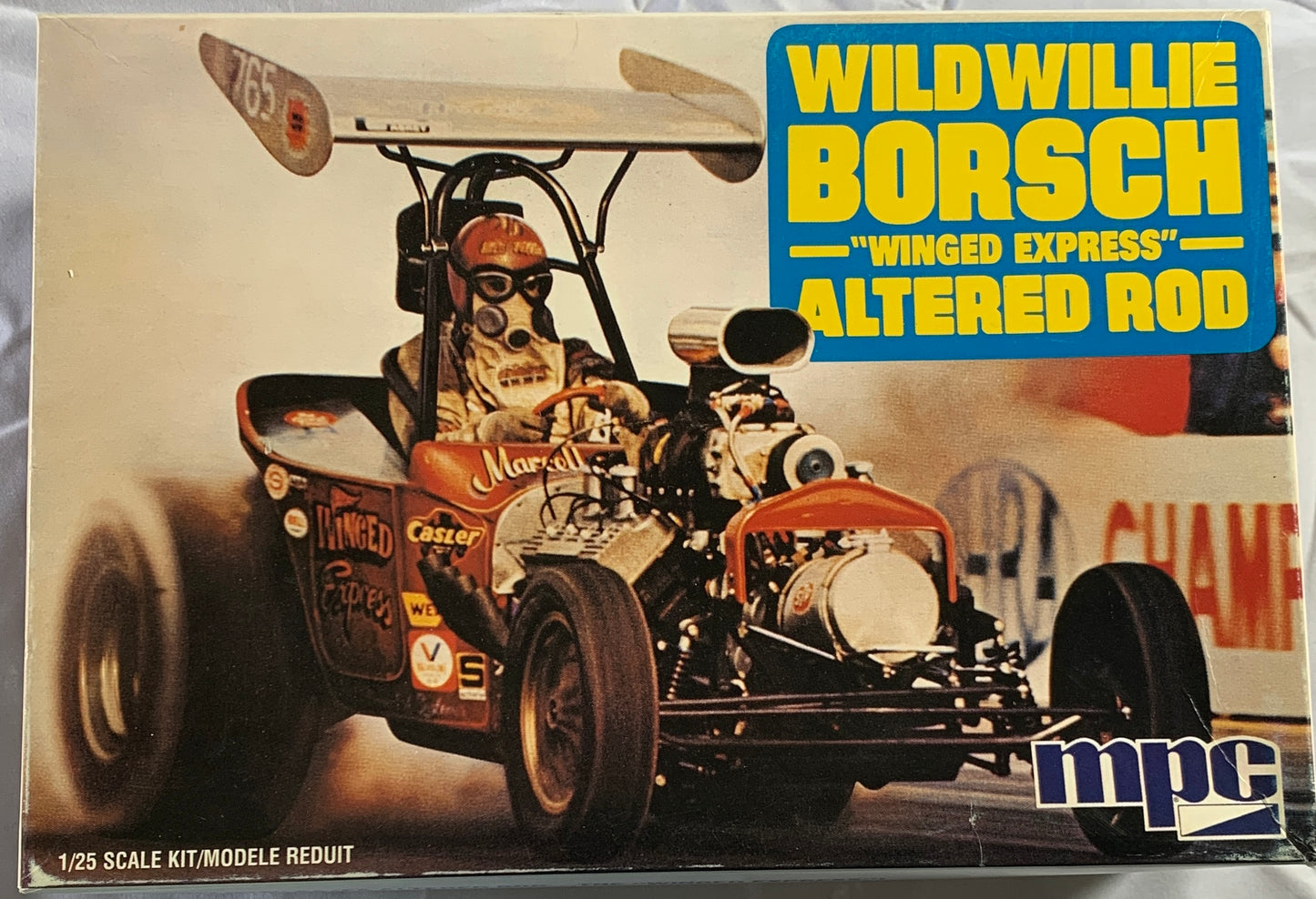 MPC Wild Willie Borsch “Winged Express” Altered Rod, 1/25 Scale Model Kit