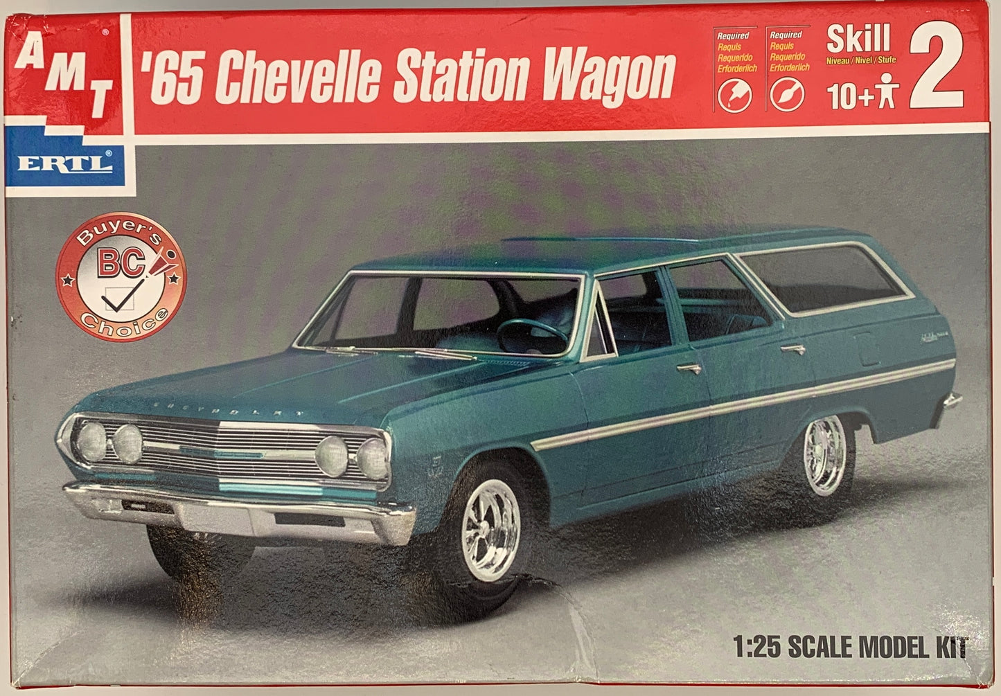 AMT ‘65 Chevelle Station Wagon, 1/25 Scale Model Kit
